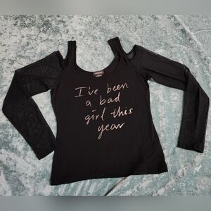 Bebe cold shoulder top